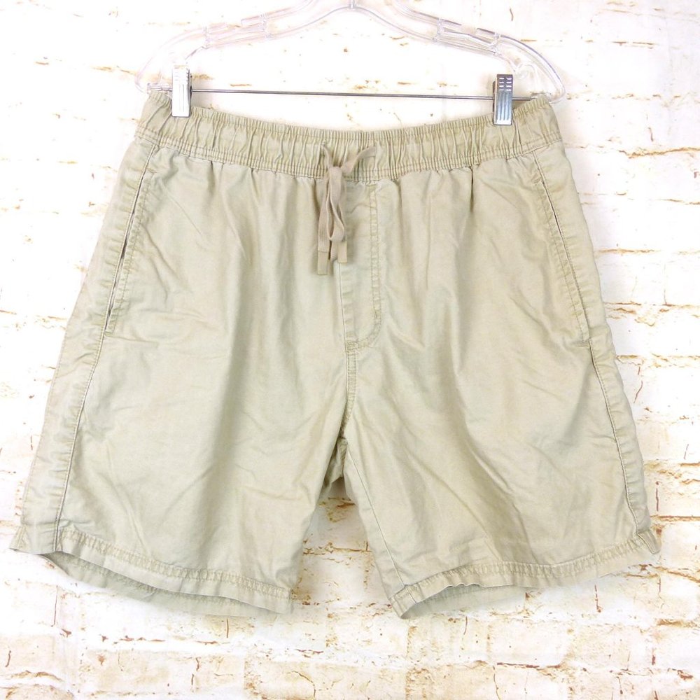 Zanerobe Shorts Mens 36 (31 X 7.5) Khaki Tan Omni Chino Drawstring Sporty Skate